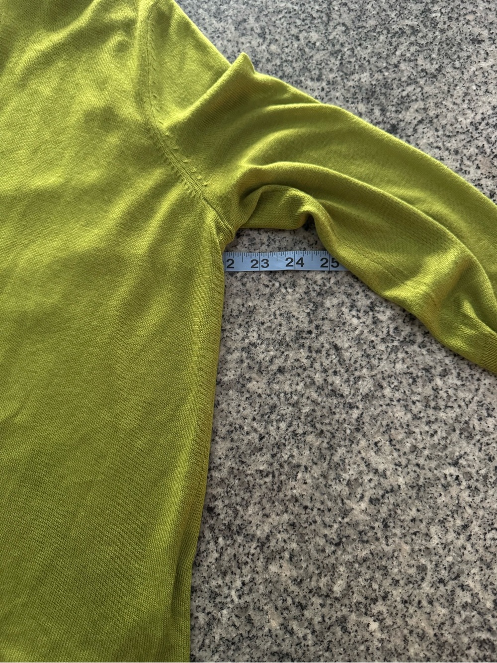 Worthington Open-Front Cardigan in Chartreuse Green - Picture 4 of 5